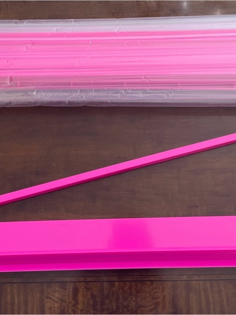 OMM Hot Pink Plastic Racks with Pushers
